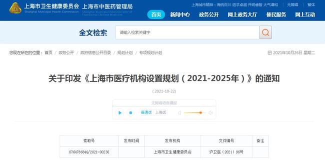 最新！“十四五”上海市医疗发展重磅文件，多处提及康复医疗，未来十年，发展可期！